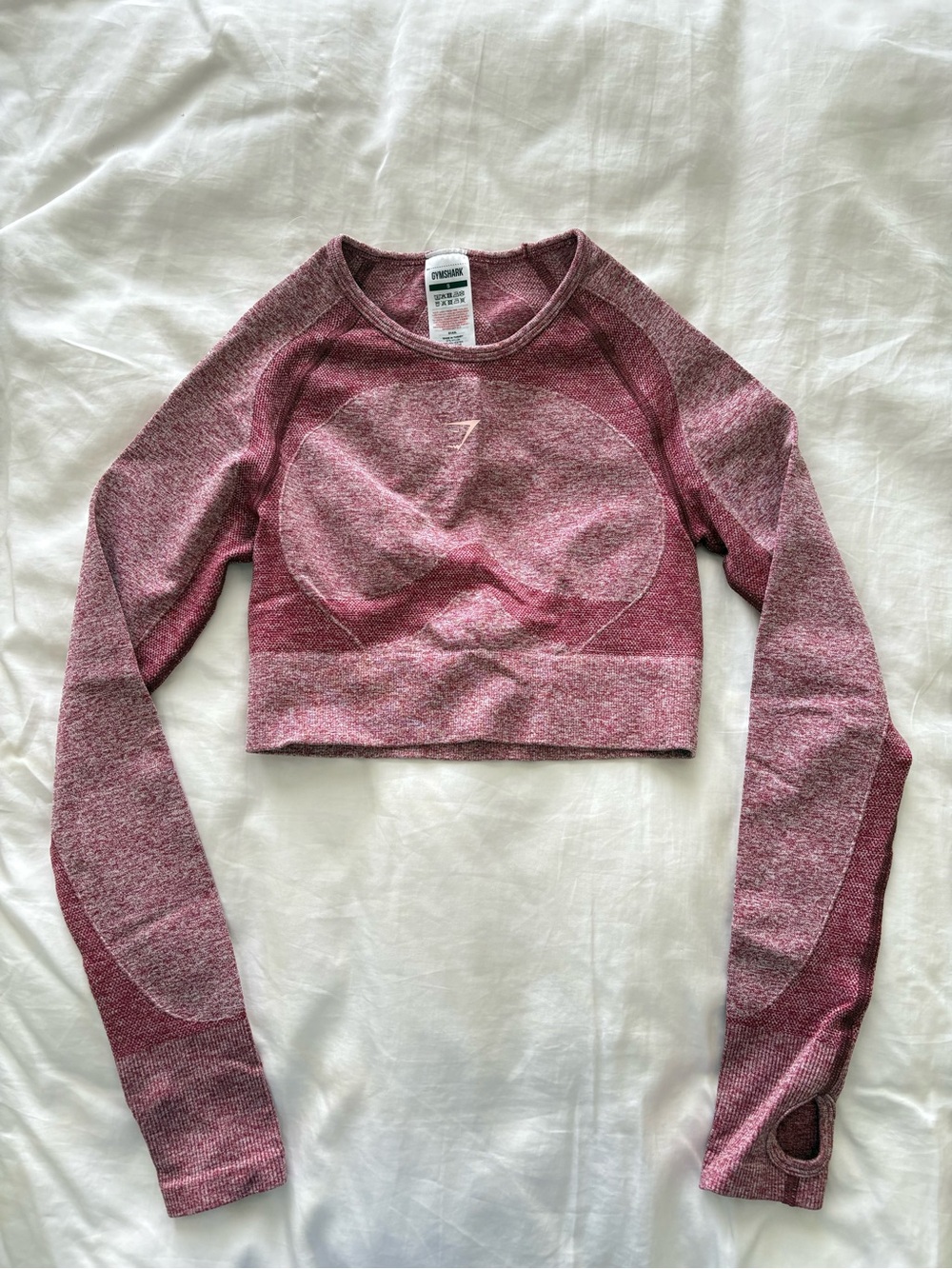 Gymshark Flex Sports Long Sleeve Crop Top